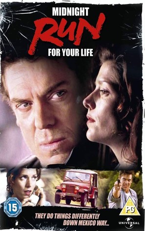 Midnight Run for Your Life - British DVD movie cover (thumbnail)