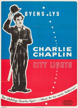 City Lights - Danish Re-release movie poster (thumbnail)