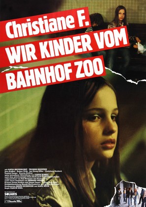 Christiane F. - Wir Kinder vom Bahnhof Zoo - German Movie Poster (thumbnail)