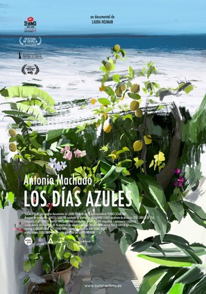 Antonio Machado. Los d&iacute;as azules - Spanish Movie Poster (thumbnail)