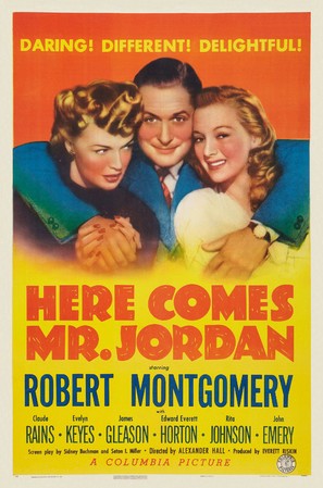 Here Comes Mr. Jordan - Theatrical movie poster (thumbnail)
