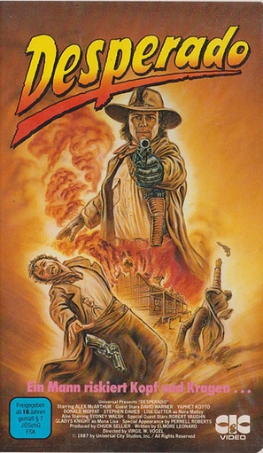 Desperado - German VHS movie cover (thumbnail)