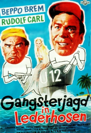 Gangsterjagd in Lederhosen - German Movie Poster (thumbnail)