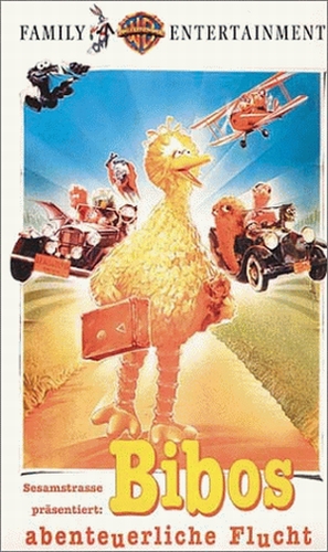 Sesame Street Presents: Follow that Bird - German VHS movie cover (thumbnail)