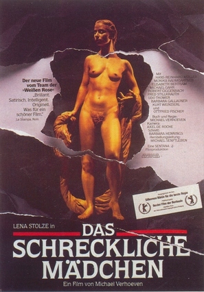 Das schreckliche M&auml;dchen - German Movie Poster (thumbnail)