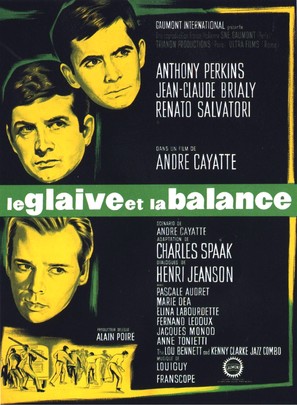 Le glaive et la balance - French Movie Poster (thumbnail)