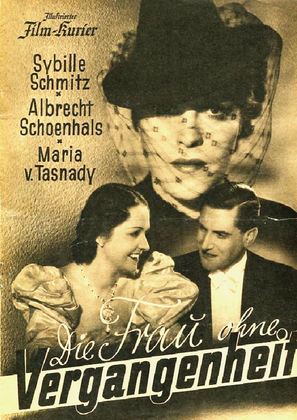 Die Frau ohne Vergangenheit - German Movie Poster (thumbnail)
