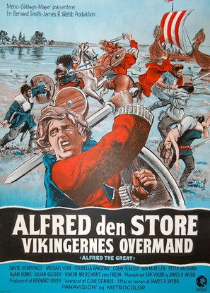 Alfred the Great - Danish Movie Poster (thumbnail)