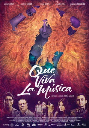 Que viva la m&uacute;sica - Colombian Movie Poster (thumbnail)