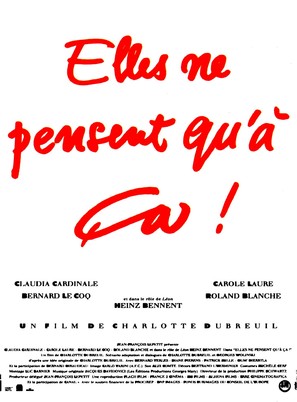 Elles ne pensent qu&#039;&agrave; &ccedil;a... - French Movie Poster (thumbnail)