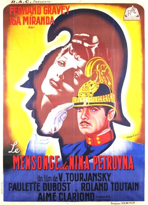 Mensonge de Nina Petrovna, Le - French Movie Poster (thumbnail)