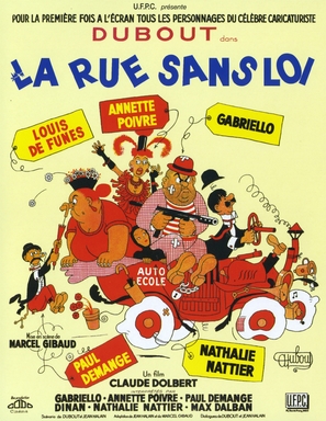 La rue sans loi - French Movie Poster (thumbnail)