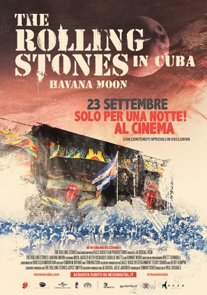 The Rolling Stones Havana Moon - Italian Movie Poster (thumbnail)
