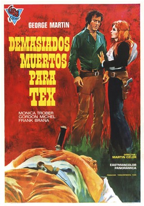 Demasiados muertos para Tex - Spanish Movie Poster (thumbnail)