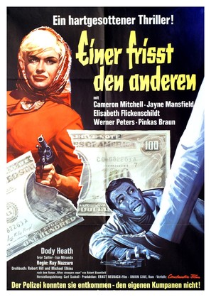 Einer frisst den anderen - German Movie Poster (thumbnail)