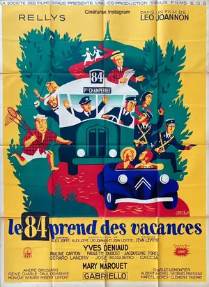 Le 84 prend des vacances Poster