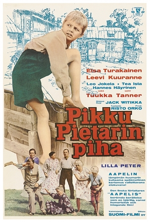 Pikku Pietarin piha - Finnish Movie Poster (thumbnail)