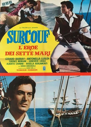 Surcouf, l&#039;eroe dei sette mari - Italian Movie Poster (thumbnail)