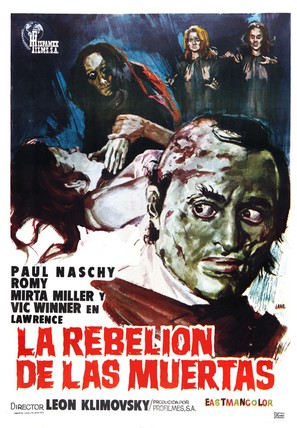 La rebeli&oacute;n de las muertas - Spanish Movie Poster (thumbnail)
