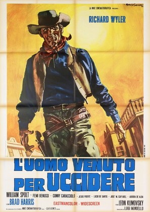 Hombre vino a matar, Un - Italian Movie Poster (thumbnail)