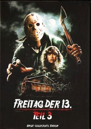 Friday the 13th Part III - German Blu-Ray movie cover (thumbnail)
