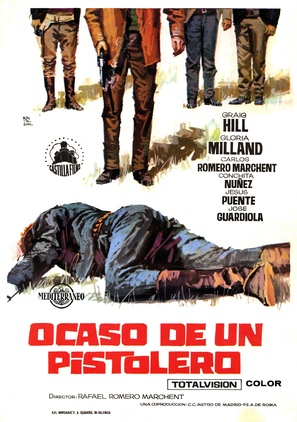 Ocaso de un pistolero - Spanish Movie Poster (thumbnail)