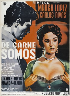 De carne somos - Mexican Movie Poster (thumbnail)