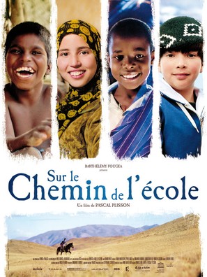 Sur le chemin de l&#039;&eacute;cole - French Movie Poster (thumbnail)