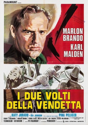 One-Eyed Jacks - Italian Movie Poster (thumbnail)