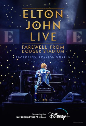 Elton John Live: Farewell from Dodger Stadium - Movie Poster (thumbnail)