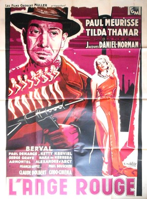 L&#039;ange rouge - French Movie Poster (thumbnail)