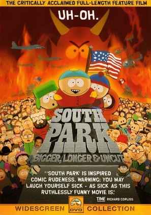 South Park: Bigger Longer &amp; Uncut - DVD movie cover (thumbnail)