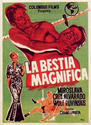 La bestia magnifica (Lucha libre) - Mexican Movie Poster (thumbnail)