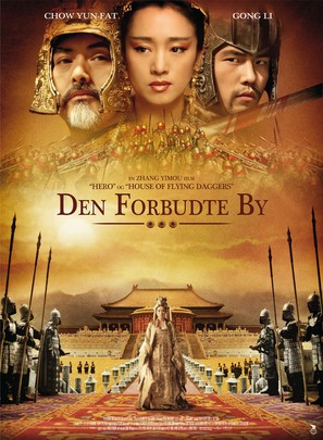 Curse of the Golden Flower - Danish Movie Poster (thumbnail)