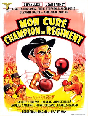 Mon cur&eacute; champion du r&eacute;giment - French Movie Poster (thumbnail)