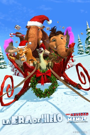 Ice Age: A Mammoth Christmas - Mexican Movie Poster (thumbnail)