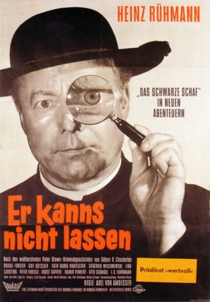 Er kann&#039;s nicht lassen - German Movie Poster (thumbnail)
