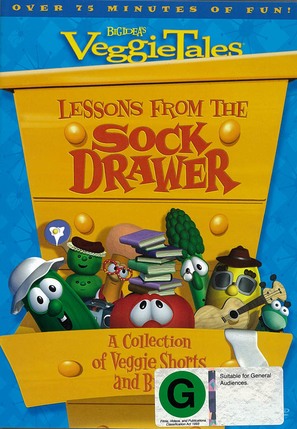 VeggieTales: Lessons from the Sock Drawer - Canadian DVD movie cover (thumbnail)