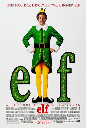 Elf - Theatrical movie poster (thumbnail)