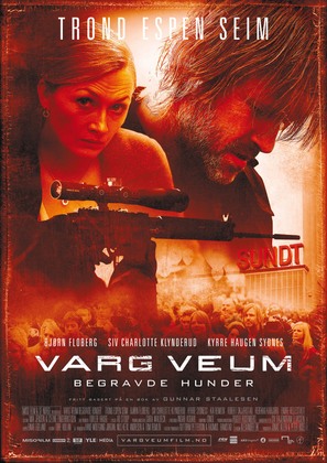 Varg Veum - Begravde hunder - Norwegian Movie Poster (thumbnail)