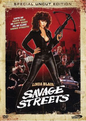 Savage Streets - Danish DVD movie cover (thumbnail)