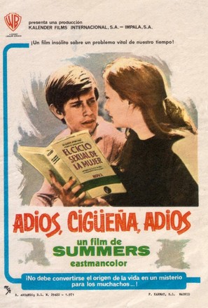Adi&oacute;s, cig&uuml;e&ntilde;a, adi&oacute;s - Spanish Movie Poster (thumbnail)