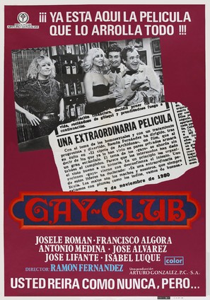 Gay Club - Spanish Movie Poster (thumbnail)