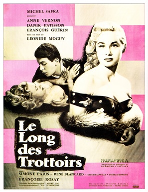 Le long des trottoirs - French Movie Poster (thumbnail)