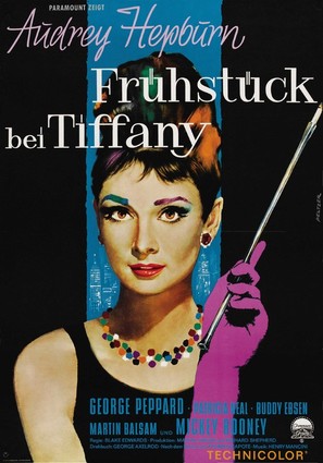 Breakfast at Tiffany&#039;s - German Movie Poster (thumbnail)