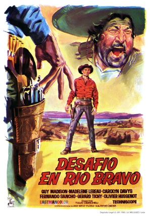 Desaf&iacute;o en R&iacute;o Bravo - Spanish Movie Poster (thumbnail)