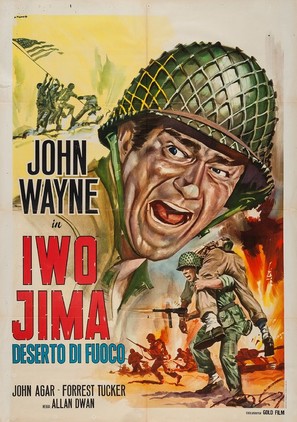 Sands of Iwo Jima - Italian Movie Poster (thumbnail)