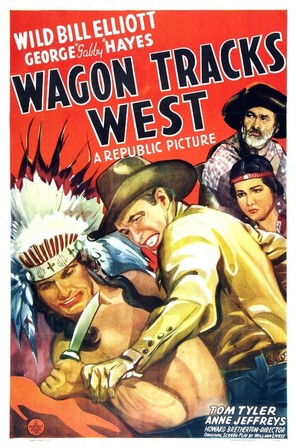 Wagon Tracks West - Movie Poster (thumbnail)