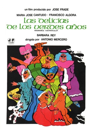 Las delicias de los verdes a&ntilde;os - Spanish Movie Poster (thumbnail)