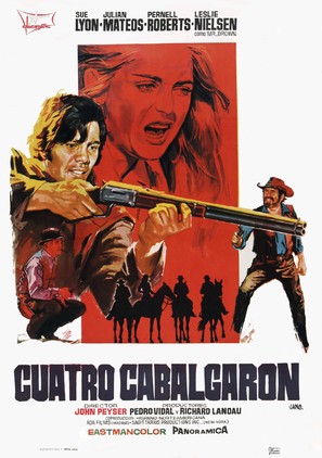 Four Rode Out - Spanish Movie Poster (thumbnail)